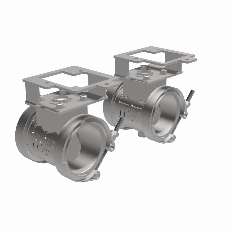 MagnaFlow 2018 Ford Mustang V8-5.0LGAS Exhaust Acc - 2.5in ID/OD - 304SS - Integrated V-Band Flanges - 10805