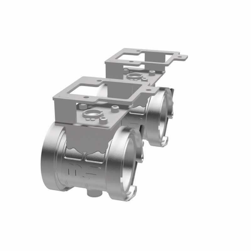 MagnaFlow 2018 Ford Mustang V8-5.0LGAS Exhaust Acc - 2.5in ID/OD - 304SS - Integrated V-Band Flanges - 10805