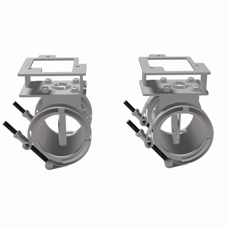 MagnaFlow 2018 Ford Mustang V8-5.0LGAS Exhaust Acc - 2.5in ID/OD - 304SS - Integrated V-Band Flanges - 10805