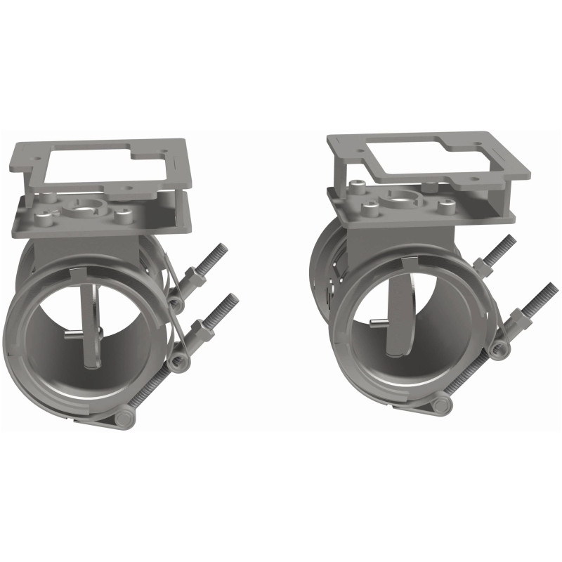 MagnaFlow 2018 Ford Mustang V8-5.0LGAS Exhaust Acc - 2.5in ID/OD - 304SS - Integrated V-Band Flanges - 10805