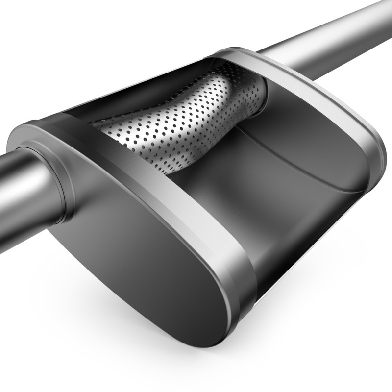 MagnaFlow Muffler Mag SS 11X4X9 2.5 O/O - 11376