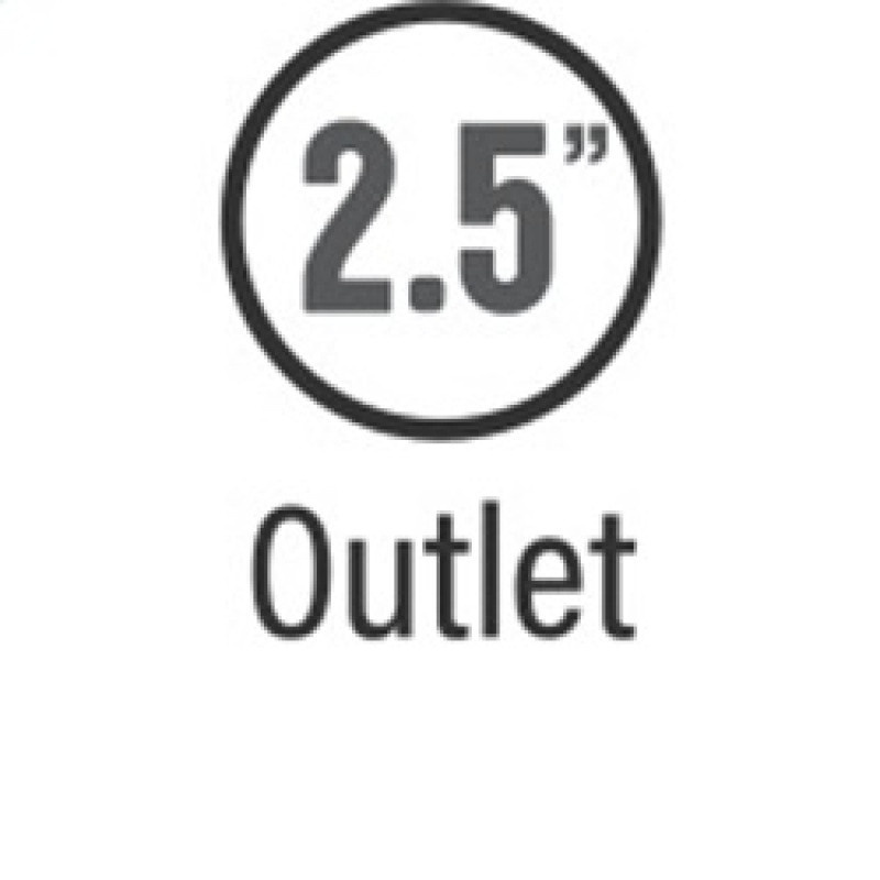 MagnaFlow Muffler Mag SS 18X5X8 3X2.5/2.5 C/D - 12288