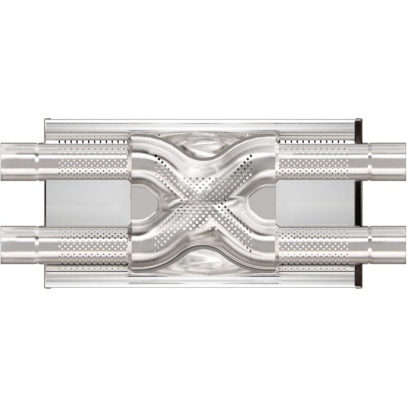 MagnaFlow Muffler Mag SS 18X5X8 2.5 D/D - 12468