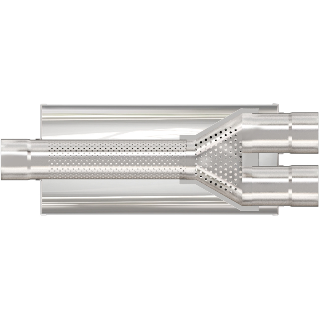 MagnaFlow Muffler Mag SS 30X7X7 2.5/2.5 C/D - 12763