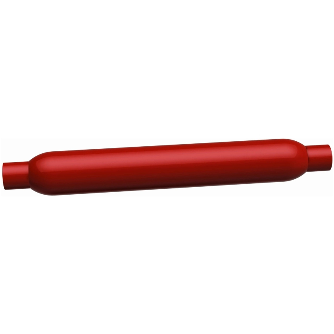 MagnaFlow Muffler Red Pack Series Glasspack 3.5in Rd 26in Body Length 2.25in/2.25in Inlet/Outlet - 13145