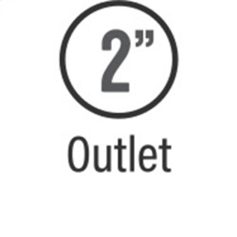 MagnaFlow Muffler Mag SS 4X4x14 2/2 2inch core - 14444