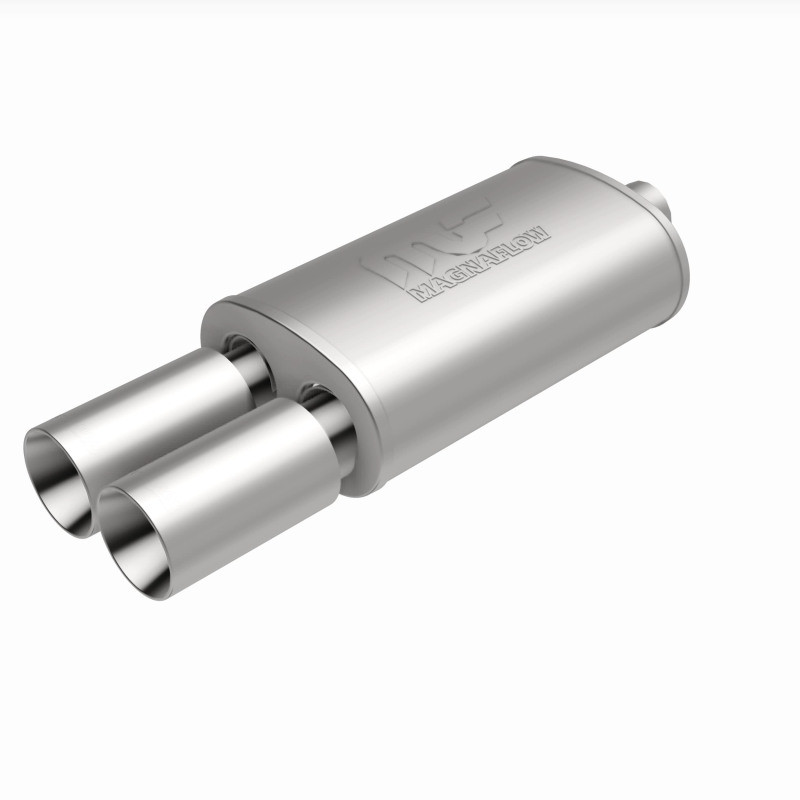 MagnaFlow Muffler W/Tip Mag SS 14X5X8 2.25/3. - 14816