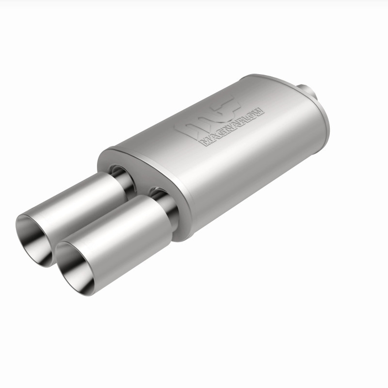 MagnaFlow Muffler W/Tip Mag SS 14X5X8 2.25/3. - 14816