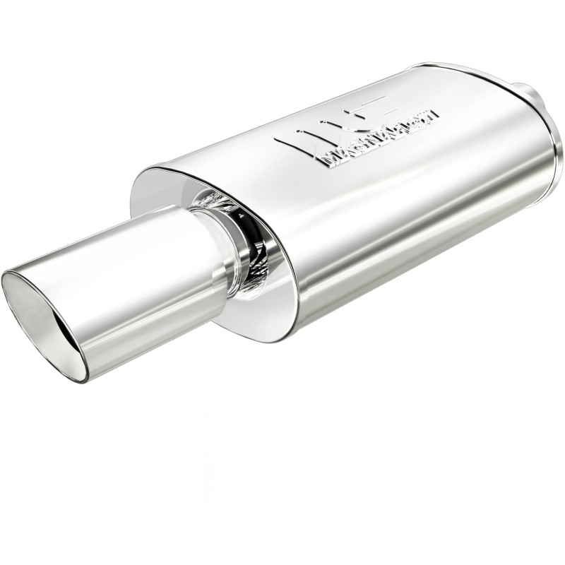 MagnaFlow Muffler W/Tip Mag SS 14X5X8 2.25/4. - 14829
