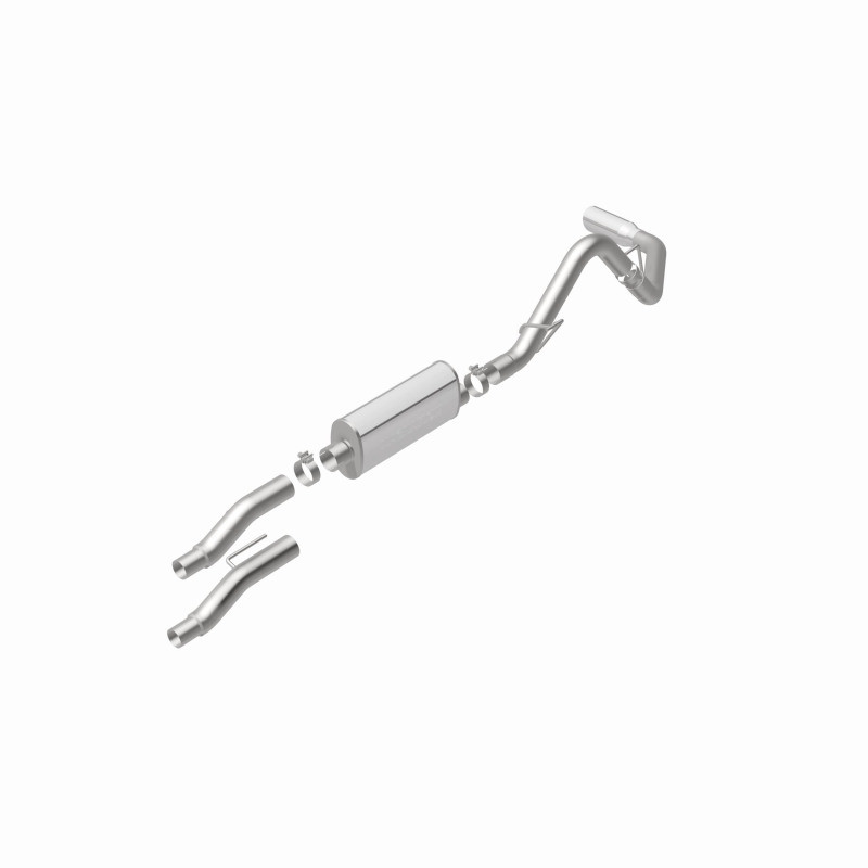 MagnaFlow 11 Ford F-150 3.7L/5.0L/6.2L SS Catback Exhaust Single Rear Side Exit w/ 4in SS Tips - 15000