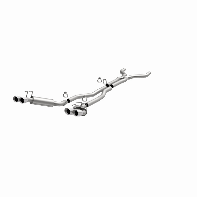 MagnaFlow 13 Chevy Camaro V8 6.2L S/C Quad Split Rear Exit Cat Back Perf Exhaust - 15053