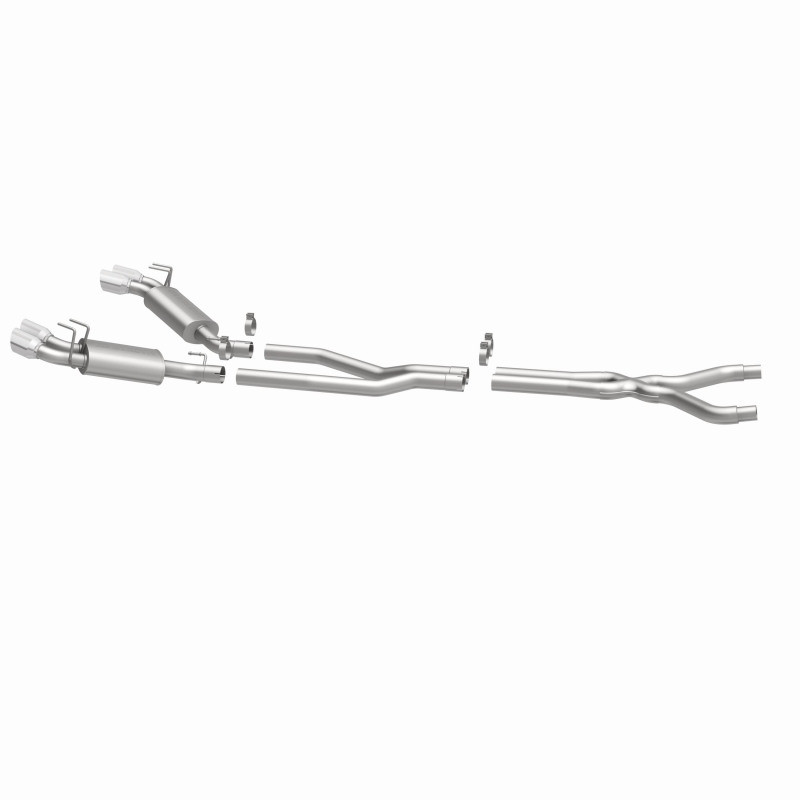 MagnaFlow 13 Chevy Camaro V8 6.2L S/C Quad Split Rear Exit Cat Back Perf Exhaust - 15053