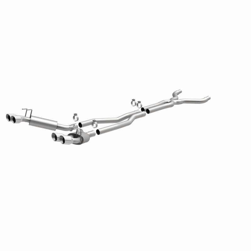 MagnaFlow 13 Chevy Camaro V8 6.2L S/C Quad Split Rear Exit Cat Back Perf Exhaust - 15053