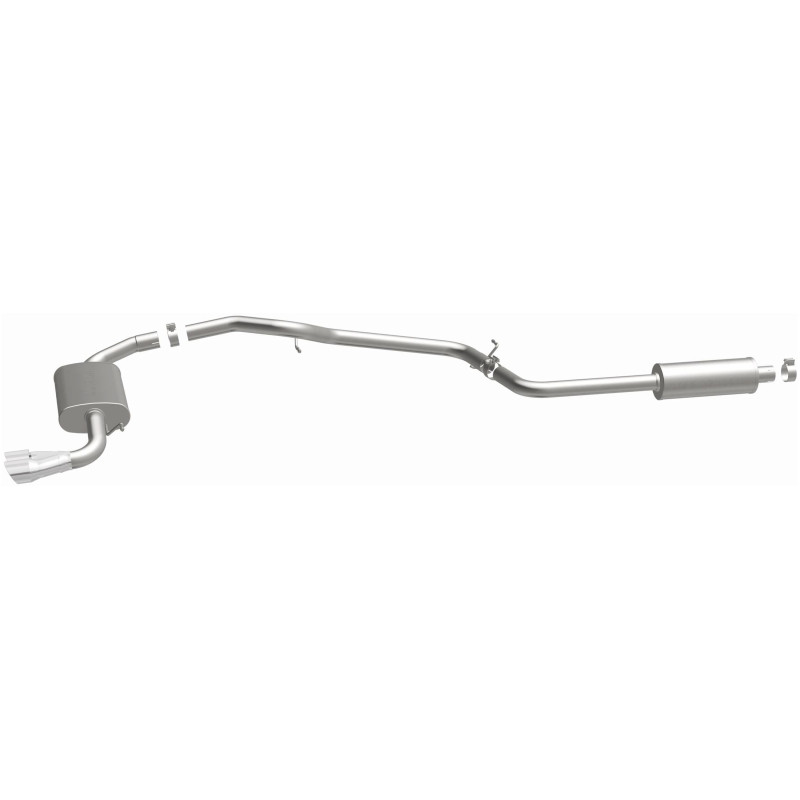 MagnaFlow 12 Ford Focus L4 2.0L HB Single Straight P/S Rear Exit Stainless Cat Back Perf Exhaust - 15072