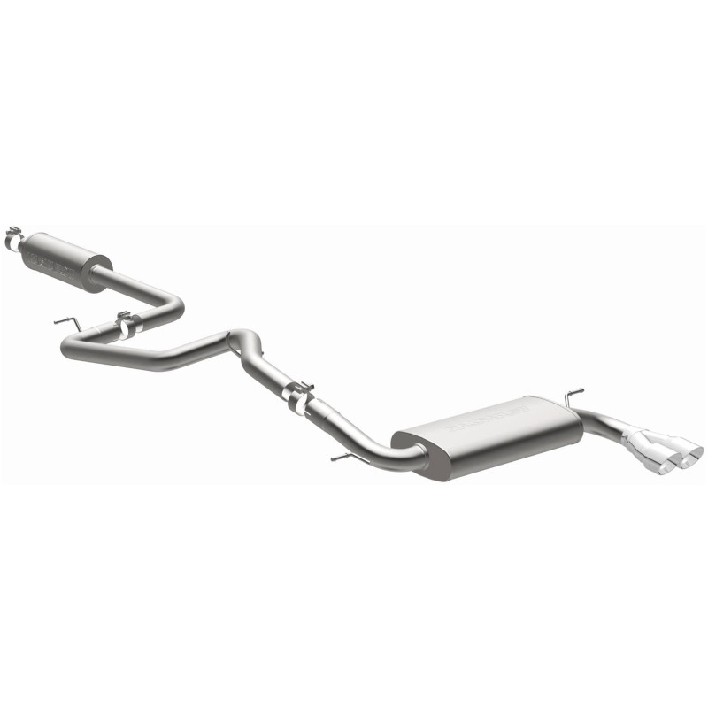MagnaFlow 12 Ford Focus L4 2.0L HB Single Straight P/S Rear Exit Stainless Cat Back Perf Exhaust - 15072