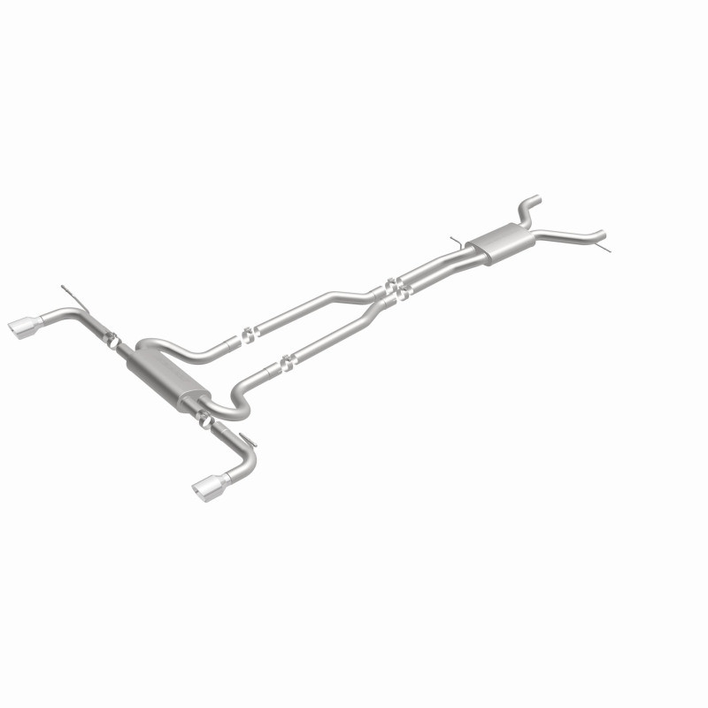 MagnaFlow 07 Audi Q7 V8 4.2L Dual Split Rear Exit Stainless Cat-Back Perf Exhaust - 15085