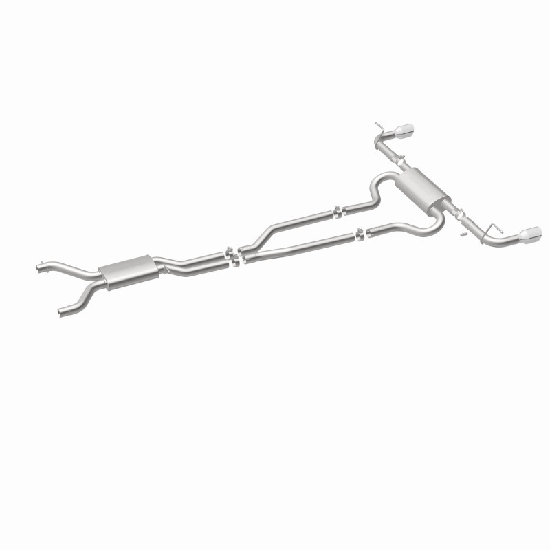 MagnaFlow 07 Audi Q7 V8 4.2L Dual Split Rear Exit Stainless Cat-Back Perf Exhaust - 15085