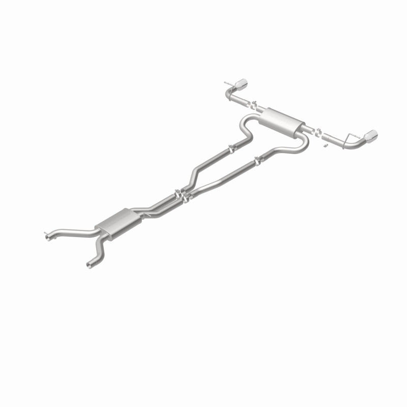 MagnaFlow 07 Audi Q7 V8 4.2L Dual Split Rear Exit Stainless Cat-Back Perf Exhaust - 15085