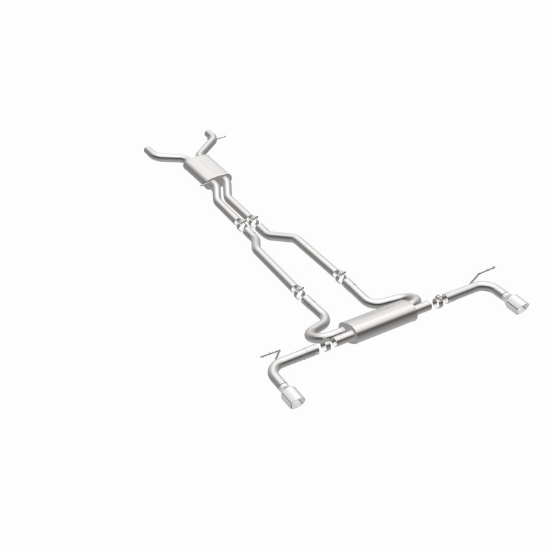 MagnaFlow 07 Audi Q7 V8 4.2L Dual Split Rear Exit Stainless Cat-Back Perf Exhaust - 15085