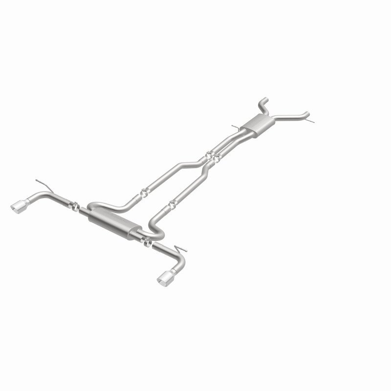 MagnaFlow 07 Audi Q7 V8 4.2L Dual Split Rear Exit Stainless Cat-Back Perf Exhaust - 15085