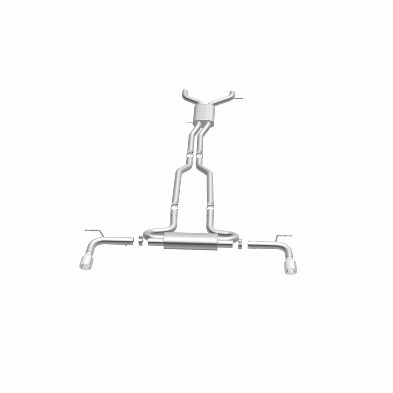 MagnaFlow 07 Audi Q7 V8 4.2L Dual Split Rear Exit Stainless Cat-Back Perf Exhaust - 15085