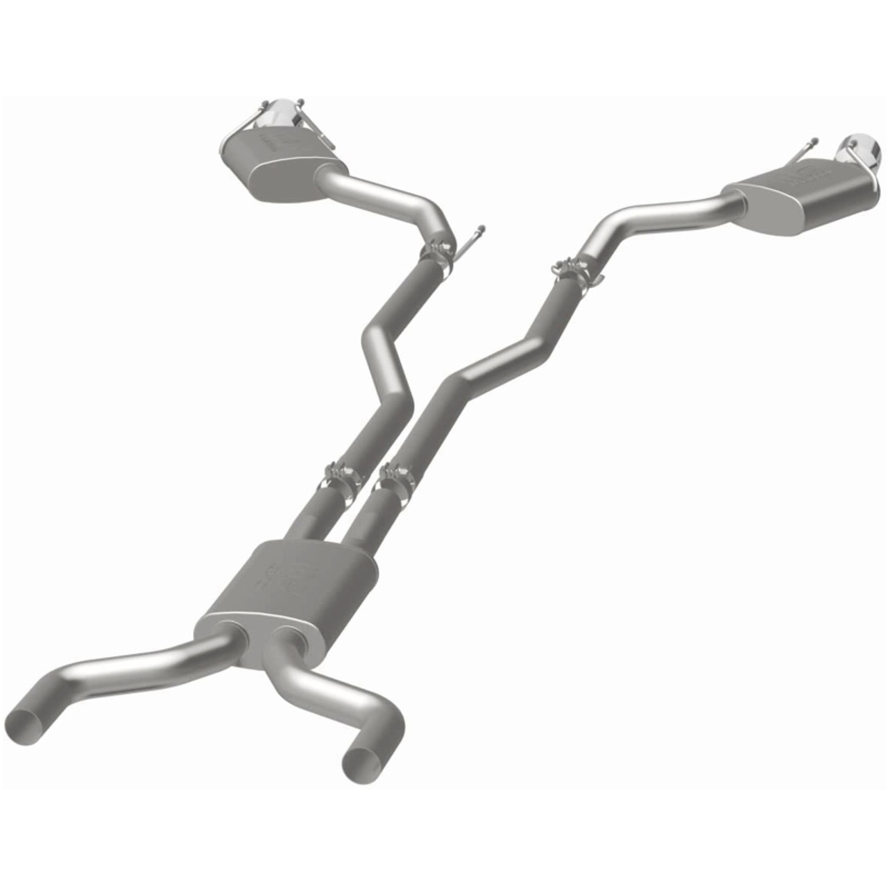 MagnaFlow 10-11 Camaro 6.2L V8 2.5 inch Street Series Stainless Cat Back Performance Exhaust - 15089