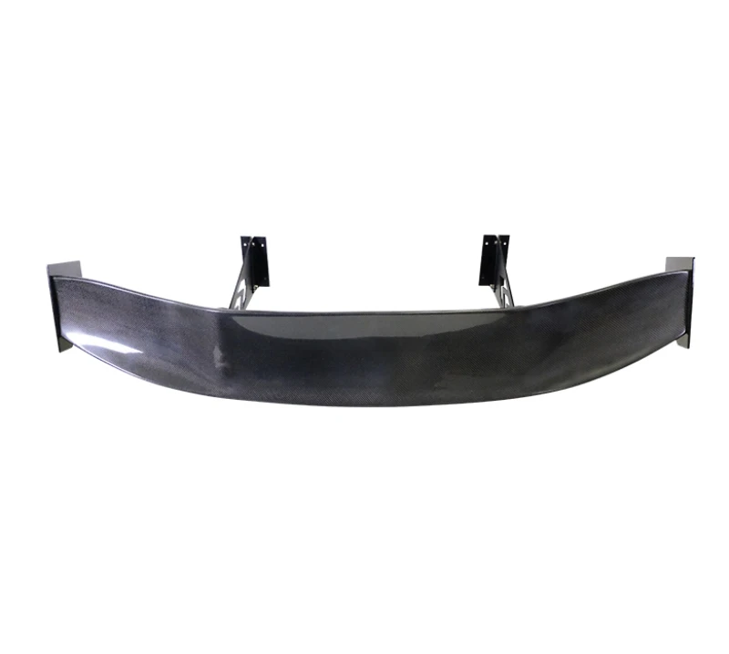 NRG Carbon Fiber Spoiler - Universal (69in.) w/NRG Logo / Stand Cut Out / Large Side Plate - CARB-A691NRG