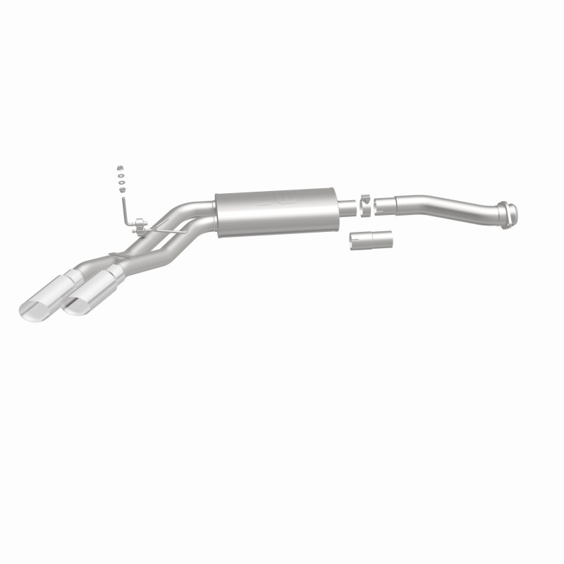 MagnaFlow 11-13 Ford F-150 Pickup Dual Same Side Before P/S Rear Tire Stainless CatBack Perf Exhaust - 15101