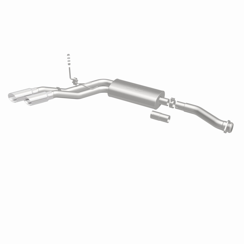 MagnaFlow 11-13 Ford F-150 Pickup Dual Same Side Before P/S Rear Tire Stainless CatBack Perf Exhaust - 15101