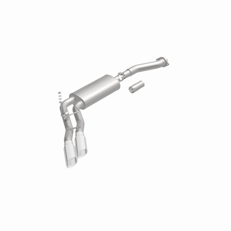 MagnaFlow 11-13 Ford F-150 Pickup Dual Same Side Before P/S Rear Tire Stainless CatBack Perf Exhaust - 15101