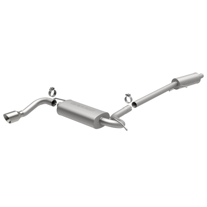 MagnaFlow 10-13 GMC Terrain L4 2.4L Single Straight D/S Rear Exit Stainless Cat Back Perf Exhaust - 15110