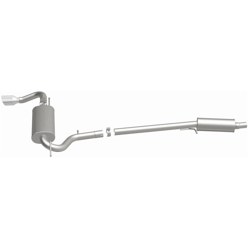 MagnaFlow 10-13 GMC Terrain L4 2.4L Single Straight D/S Rear Exit Stainless Cat Back Perf Exhaust - 15110