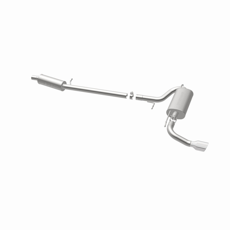 MagnaFlow 10-13 GMC Terrain L4 2.4L Single Straight D/S Rear Exit Stainless Cat Back Perf Exhaust - 15110