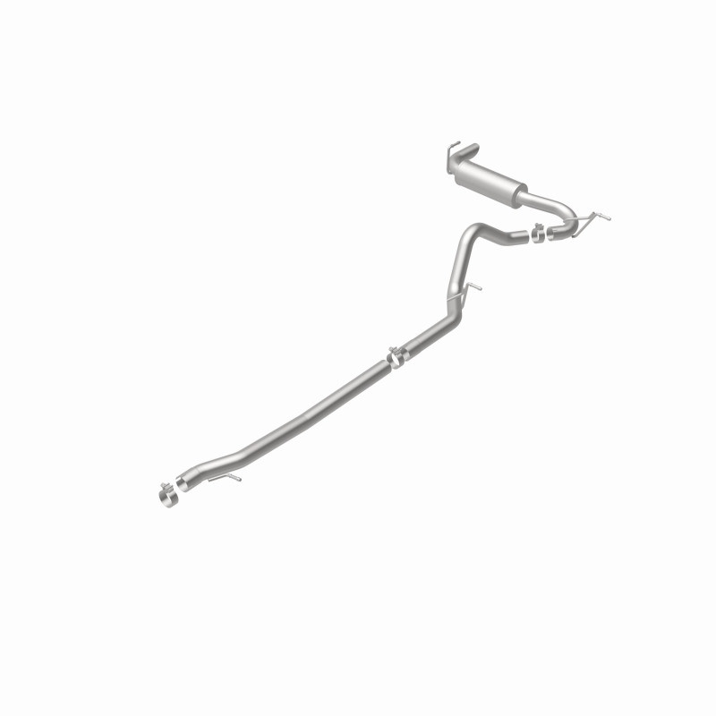 MagnaFlow 12-14 Jeep Wrangler 4dr Single Straight Rear P/S Exit Stainless C/B Performance Exhaust - 15117