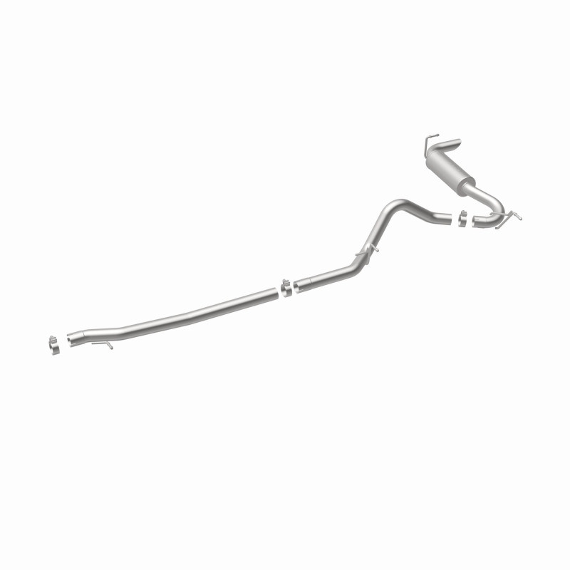 MagnaFlow 12-14 Jeep Wrangler 4dr Single Straight Rear P/S Exit Stainless C/B Performance Exhaust - 15117