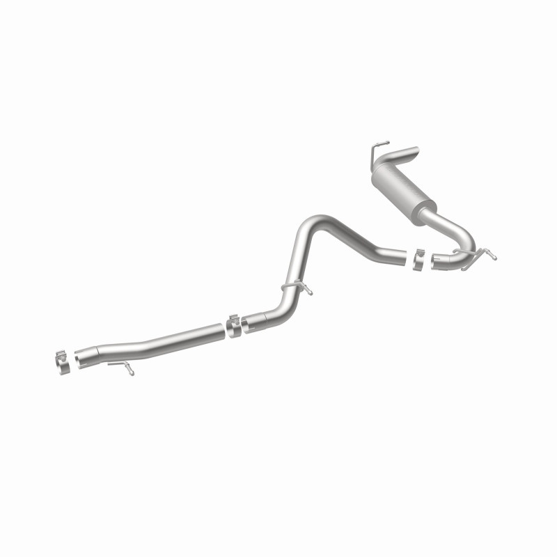 MagnaFlow 12-14 Jeep Wrangler 3.6L Single Straight Rear P/S Exit Stainless C/b Perf Exhaust-Comp - 15118