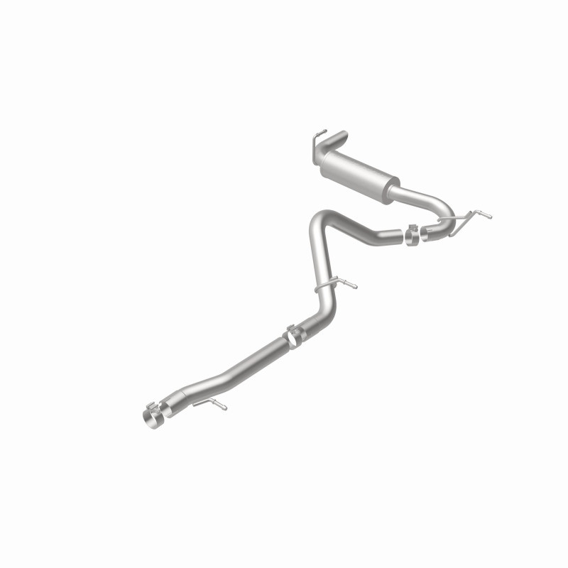 MagnaFlow 12-14 Jeep Wrangler 3.6L Single Straight Rear P/S Exit Stainless C/b Perf Exhaust-Comp - 15118