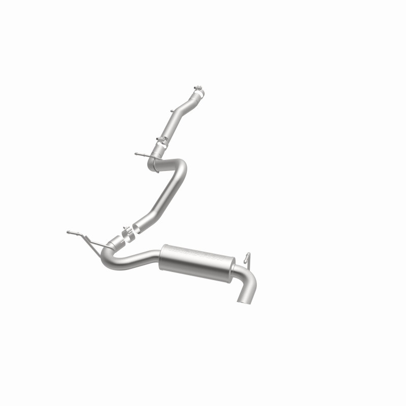 MagnaFlow 12-14 Jeep Wrangler 3.6L Single Straight Rear P/S Exit Stainless C/b Perf Exhaust-Comp - 15118