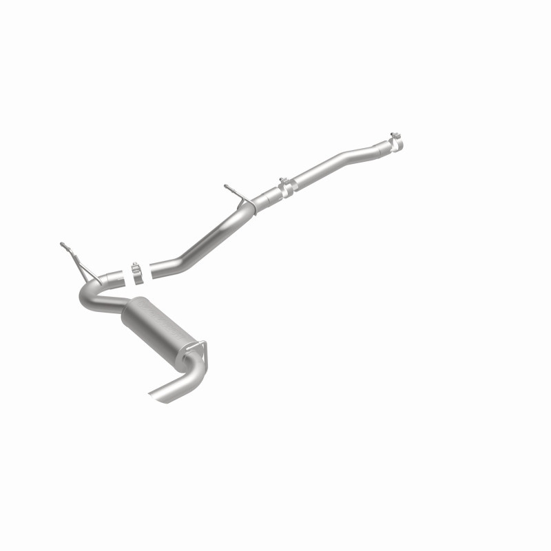 MagnaFlow 12-14 Jeep Wrangler 3.6L Single Straight Rear P/S Exit Stainless C/b Perf Exhaust-Comp - 15118