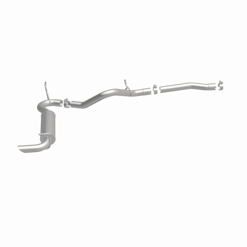 MagnaFlow 12-14 Jeep Wrangler 3.6L Single Straight Rear P/S Exit Stainless C/b Perf Exhaust-Comp - 15118