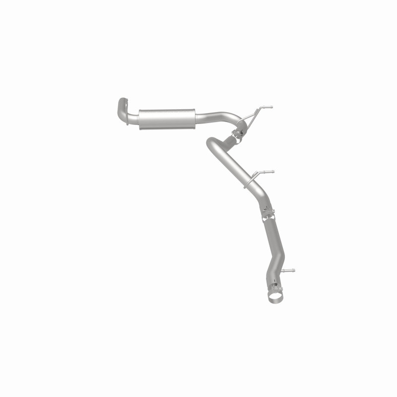 MagnaFlow 12-14 Jeep Wrangler 3.6L Single Straight Rear P/S Exit Stainless C/b Perf Exhaust-Comp - 15118