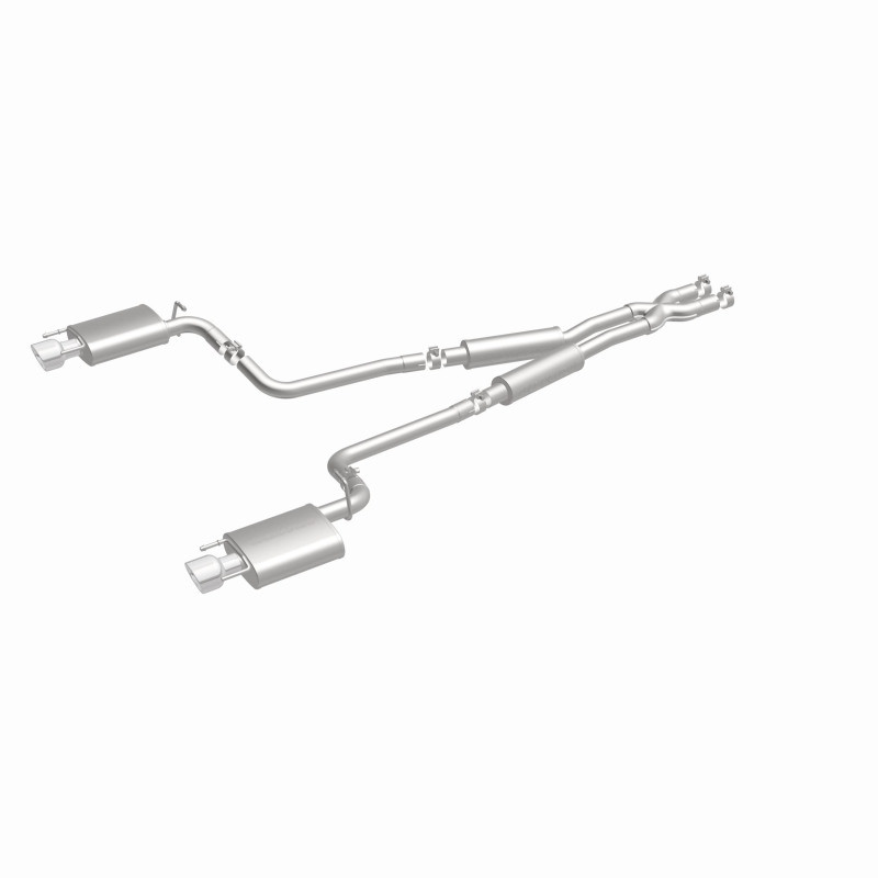 MagnaFlow 10-12 Cadillac CTS V6 3.0L (Exc AWD) Dual Split Rear Exit Stainless Cat Back Perf Exhaust - 15136