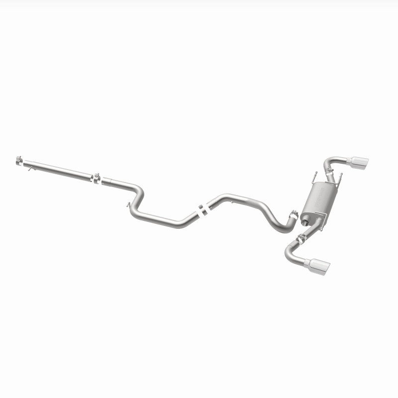 MagnaFlow 10-12 Mazda 3 L4 2.5L Hatchback Split Rear Exit Stainless Cat Back Performance Exhaust - 15146