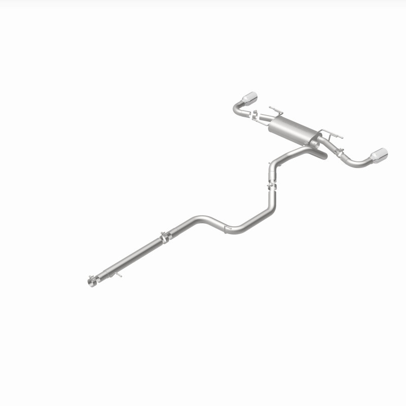 MagnaFlow 10-12 Mazda 3 L4 2.5L Hatchback Split Rear Exit Stainless Cat Back Performance Exhaust - 15146
