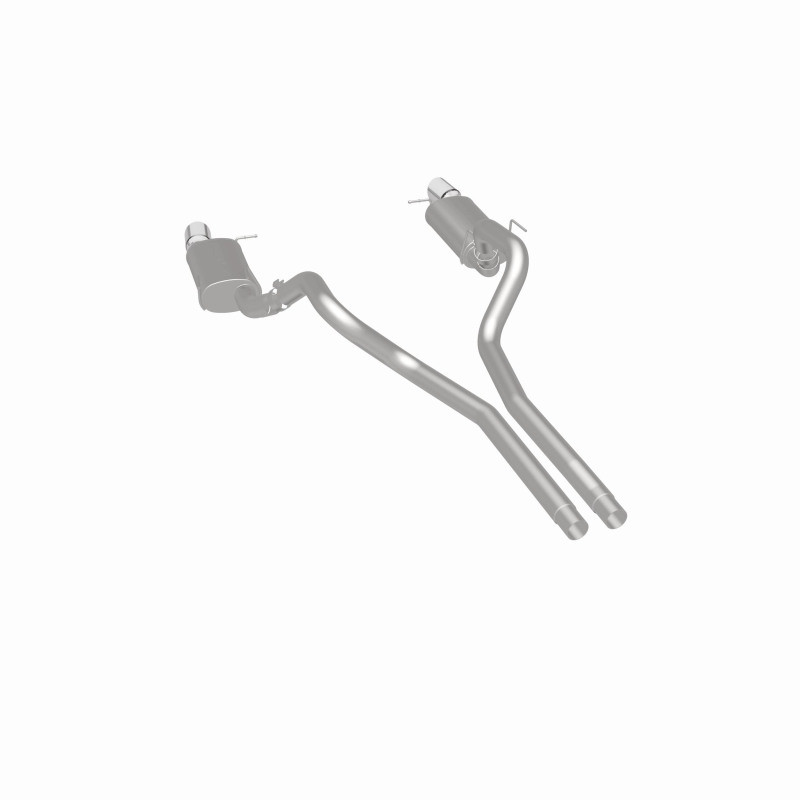 MagnaFlow 13 Ford Mustang Dual Split Rear Exit Stainless Cat Back Performance Exhaust (Street) - 15149