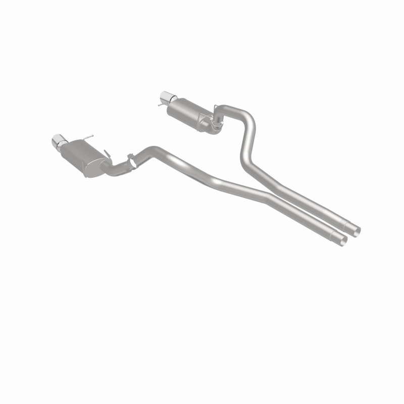 MagnaFlow 13 Ford Mustang Dual Split Rear Exit Stainless Cat Back Performance Exhaust (Street) - 15149