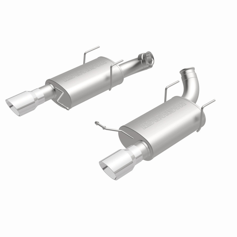 MagnaFlow 13 Ford Mustang V8 5.0L Dual Split Rear Exit Stainless Cat Back Performance Exhaust - 15151