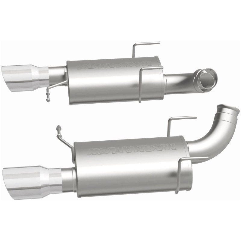 MagnaFlow 13 Ford Mustang V8 5.0L Dual Split Rear Exit Stainless Cat Back Performance Exhaust - 15151