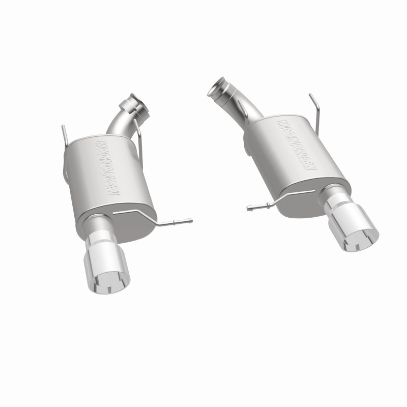MagnaFlow 13 Ford Mustang V8 5.0L Dual Split Rear Exit Stainless Cat Back Performance Exhaust - 15151