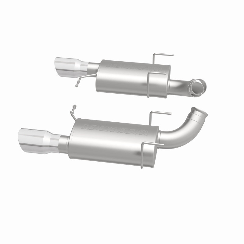 MagnaFlow 13 Ford Mustang V8 5.0L Dual Split Rear Exit Stainless Cat Back Performance Exhaust - 15151